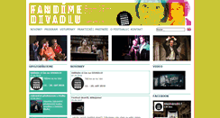 Desktop Screenshot of festivaldivadlo.cz
